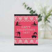 Carte Postale Gymnastique Saint Valentin (Debout devant)