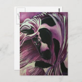 CARTE POSTALE GYPSY VANNER HORSE (Devant / Derrière)