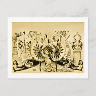 Carte Postale Gyrations Grotesques par Eccentriques Gifted 1900