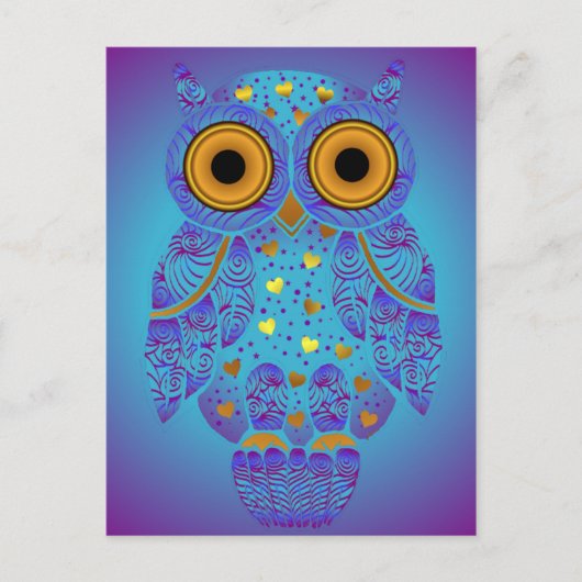 Carte postale H00t Owl Blues (Devant)