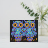 Carte postale H00t Owl Halloween (Debout devant)