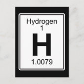 Carte Postale H - Hydrogène (Devant)