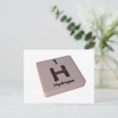 Carte Postale H Hydrogène (Debout devant)
