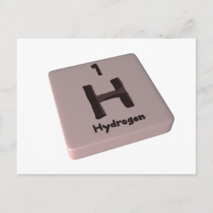 Carte Postale H Hydrogène