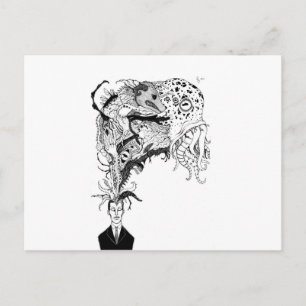 Carte Postale H.P. Les monstres de Lovecraft