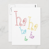 Carte Postale Ha ha ha ! (Devant / Derrière)