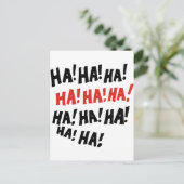 Carte Postale Ha Ha Ha (Debout devant)