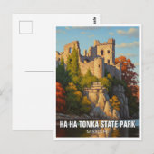 Carte Postale Ha Ha Tonka State Park Missouri Travel (Devant / Derrière)
