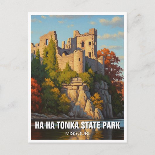 Carte Postale Ha Ha Tonka State Park Missouri Travel (Devant)