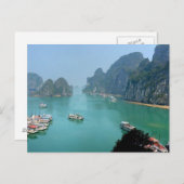 Carte postale Ha Long Bay à Quang Ninh, Vietnam (Devant / Derrière)