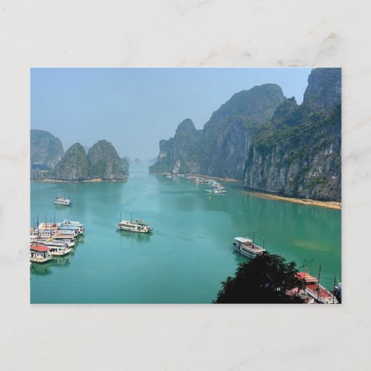 Carte postale Ha Long Bay à Quang Ninh, Vietnam (Devant)