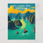 Carte Postale Ha Long Bay Vietnam Pittoresque Travel (Devant)