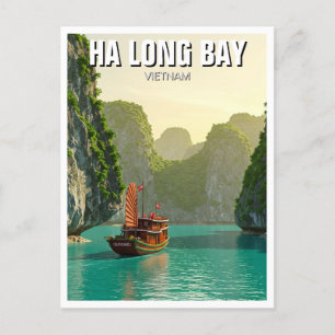 Carte Postale Ha Long Bay Vietnam Travel