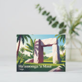 Carte Postale Ha'amonga 'a Maui Tonga (Debout devant)