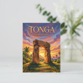 Carte Postale Ha'amonga 'a Maui Tonga (Debout devant)