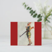 Carte Postale Habillé Pour La Chasse (Debout devant)