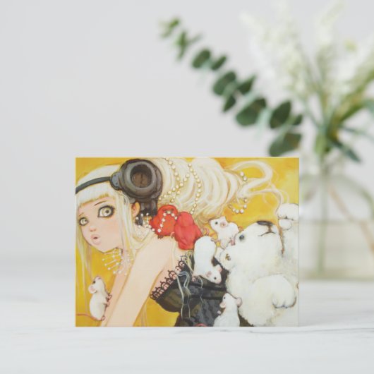 Carte postale Habille Trouble (Debout devant)