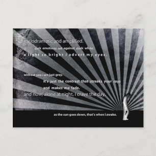 Carte Postale habitant de la grotte.