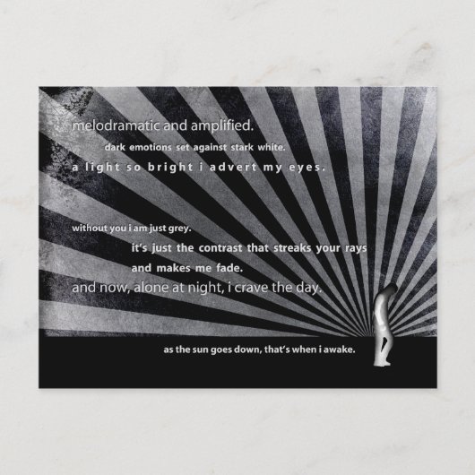 Carte Postale habitant de la grotte. (Devant)