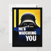 Carte Postale Haches Vous Regardant (Devant / Derrière)