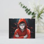 Carte Postale Hacker Lapin (Debout devant)