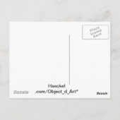Carte Postale Haeckel Négatif (Dos)