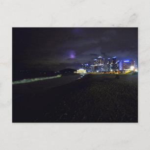 Carte Postale Haeundae Beach la nuit