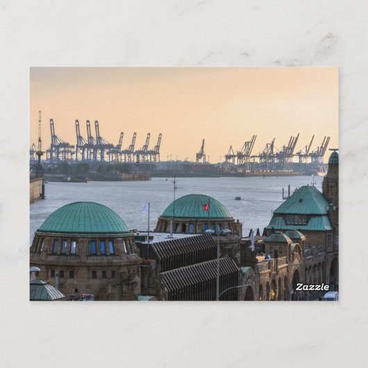 Carte Postale hafen de hambourg (Dos)