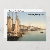 Carte Postale Hafenstrasse à Copenhague (Devant / Derrière)