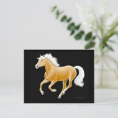 Carte postale Haflinger Palomino Horse (Debout devant)