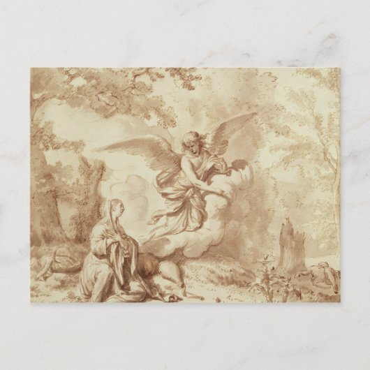 Carte Postale Hagar dans le désert (Devant)