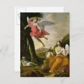 Carte Postale Hagar et Ismaël Secourus par l'Ange, c.1648 (Devant / Derrière)