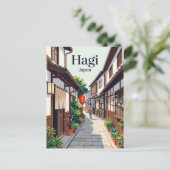 Carte Postale Hagi, ruelle du Japon (Debout devant)