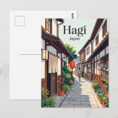 Carte Postale Hagi, ruelle du Japon (Devant / Derrière)