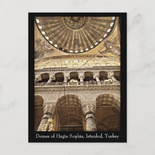 Carte Postale Hagia Sophia Dome Postcard