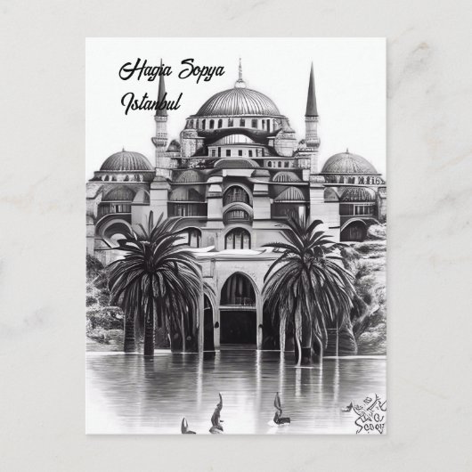 Carte postale Hagia Sopya à Istanbul Turquie (Devant)