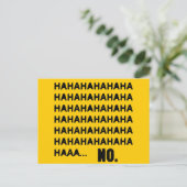 CARTE POSTALE HAHAHA... NON (Debout devant)