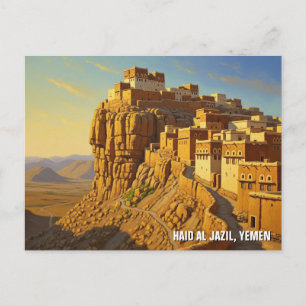 Carte Postale Haid al Jazil Yemen Travel