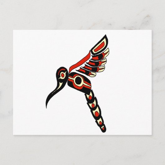 Carte Postale Haida Humming Bird (Devant)