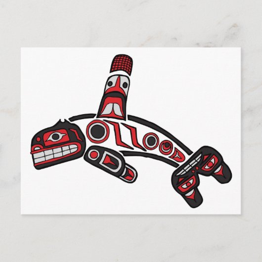 Carte Postale Haida Orca 2012 (Devant)
