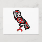 Carte Postale Haida Owl 2014 (Devant)