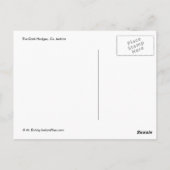 Carte postale Haies foncées (Dos)