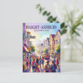 Carte Postale Haight-Ashbury États-Unis (Debout devant)