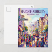 Carte Postale Haight-Ashbury États-Unis (Devant / Derrière)