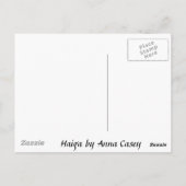 Carte Postale Haiku - Jus de vie (Dos)