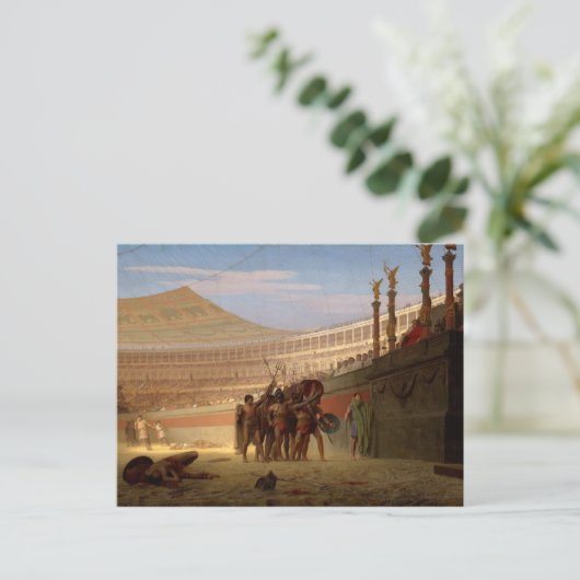 Carte Postale Hail César Nous qui sommes sur le point de mourir  (Debout devant)