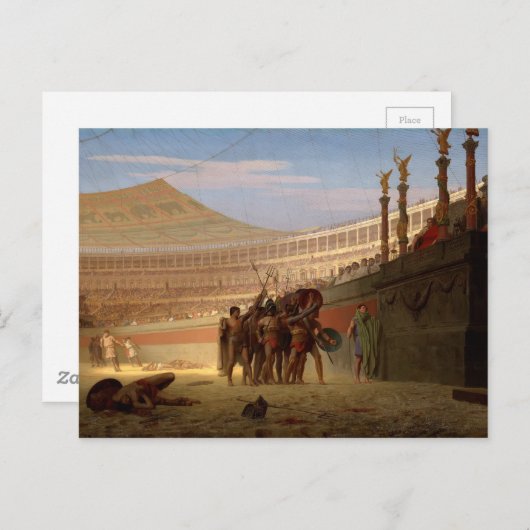 Carte Postale Hail César Nous qui sommes sur le point de mourir  (Devant / Derrière)