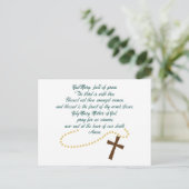 Carte Postale Hail Mary (Debout devant)