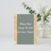 Carte Postale Hail & Rain Love (Debout devant)