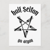 Carte Postale Hail Seitan 1.1 (noir) (Devant)